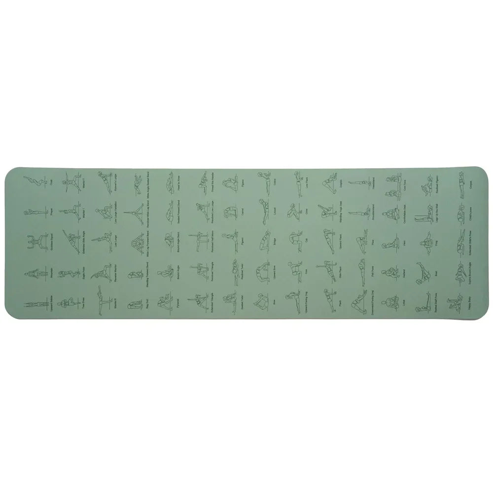 Non-Slip Yoga Mat Tpe Extra Thick
