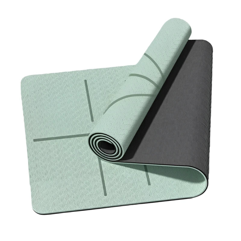 Non-Slip Yoga Mat With Carrying Strap