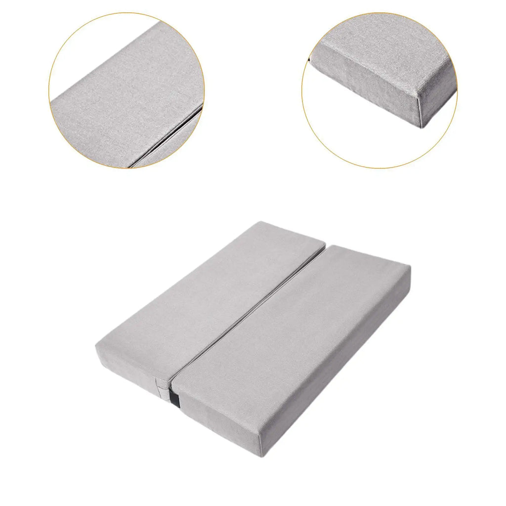 Soft Yoga Pillow Non-Slip Bolster (Grey)