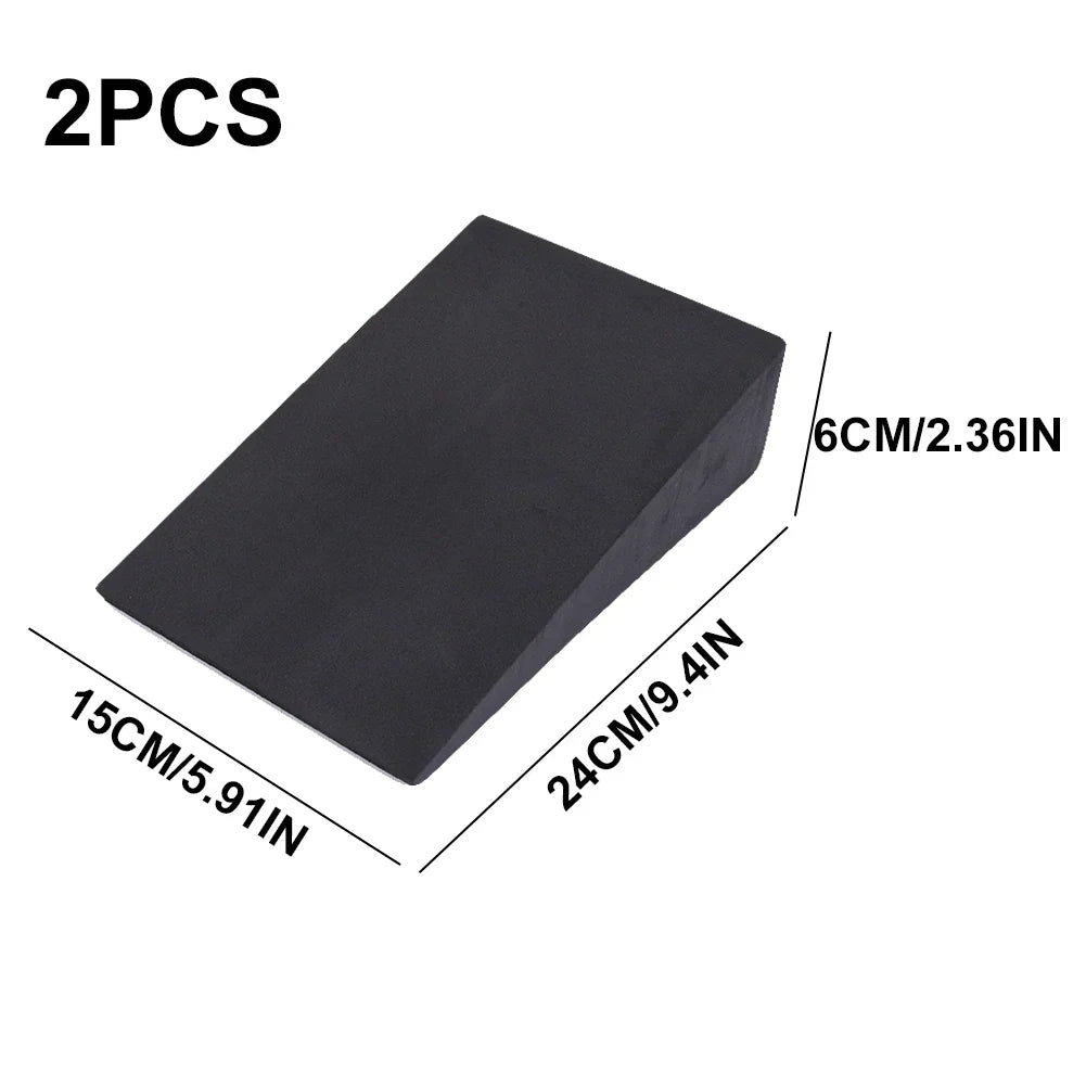 Yoga Wedge Blocks Slant Board For Stretch (Black)