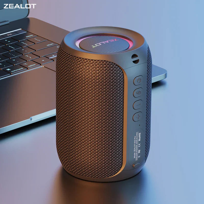 Bluetooth Speaker With Waterproof (Black)