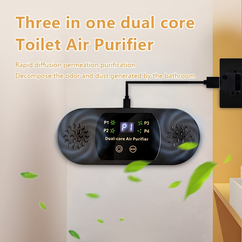 3-in-1 Bathroom Air Purifier USB Powered