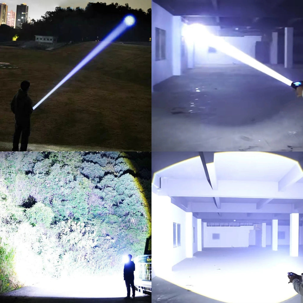 Super Bright Led Flashlight Rechargeable Torch