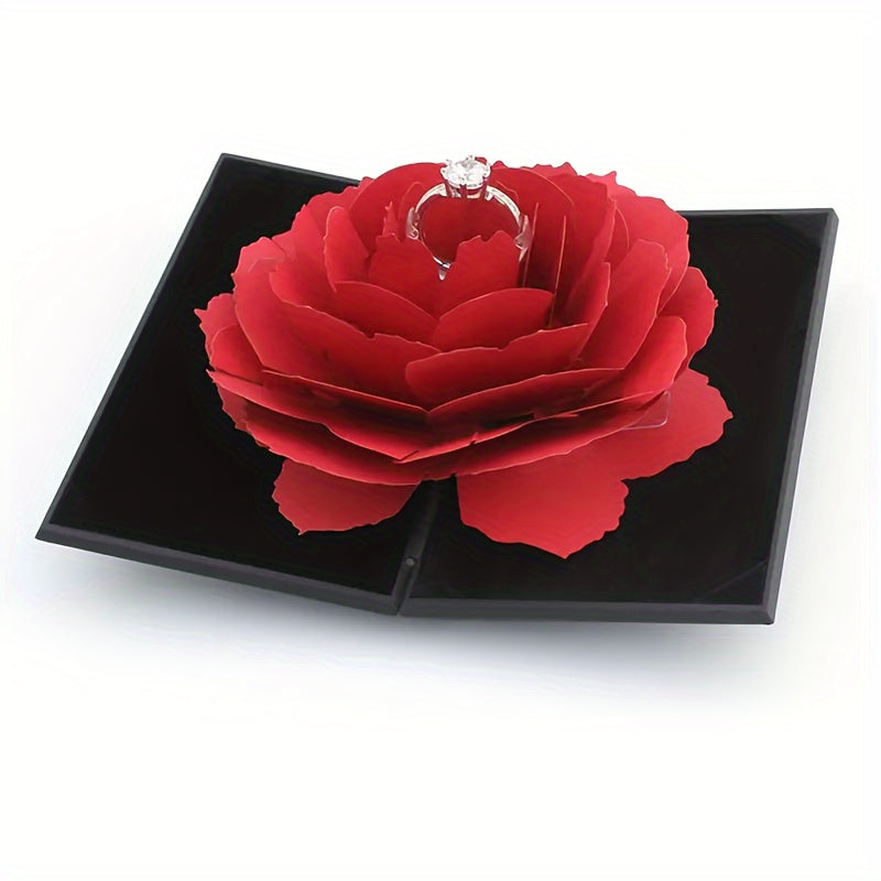 3D Creative Ring Box For Proposal & Engagement