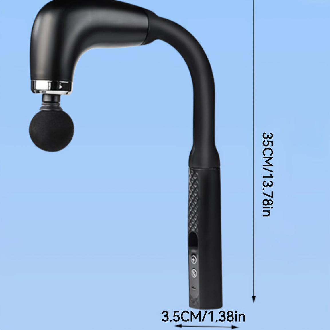 Long Handle Portable Fascia Gun Massager