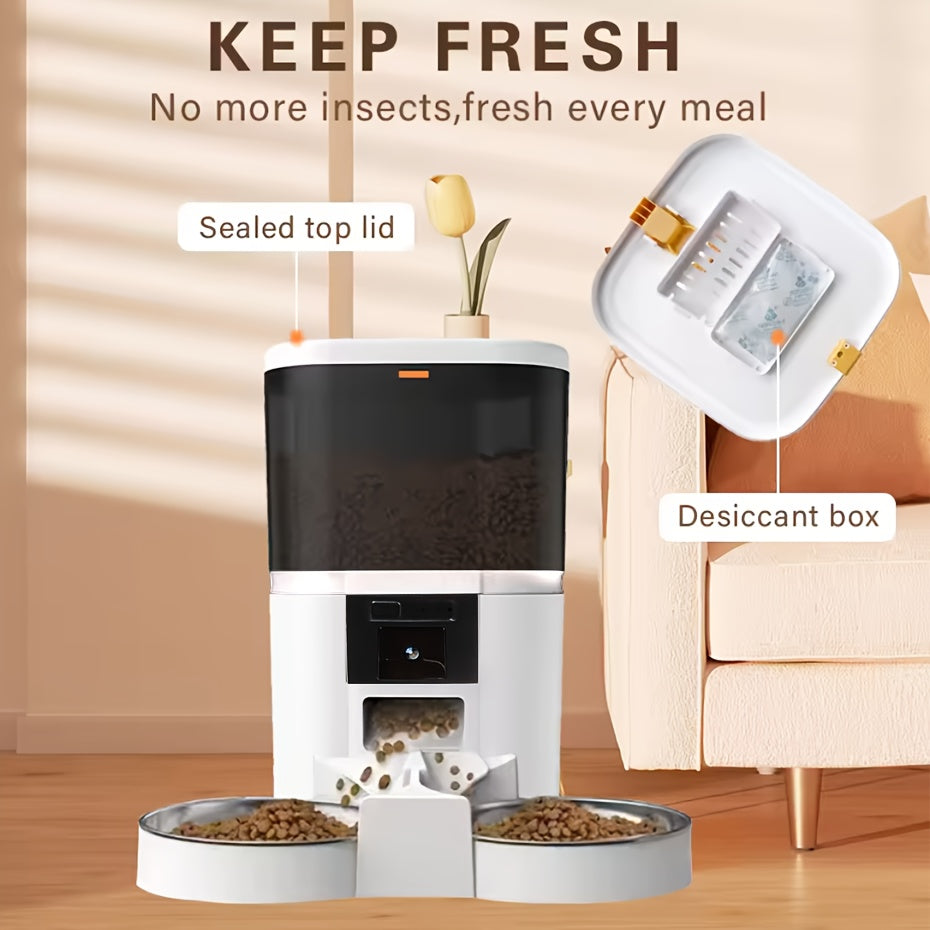 Smart Pet Feeder with HD Camera & App Control