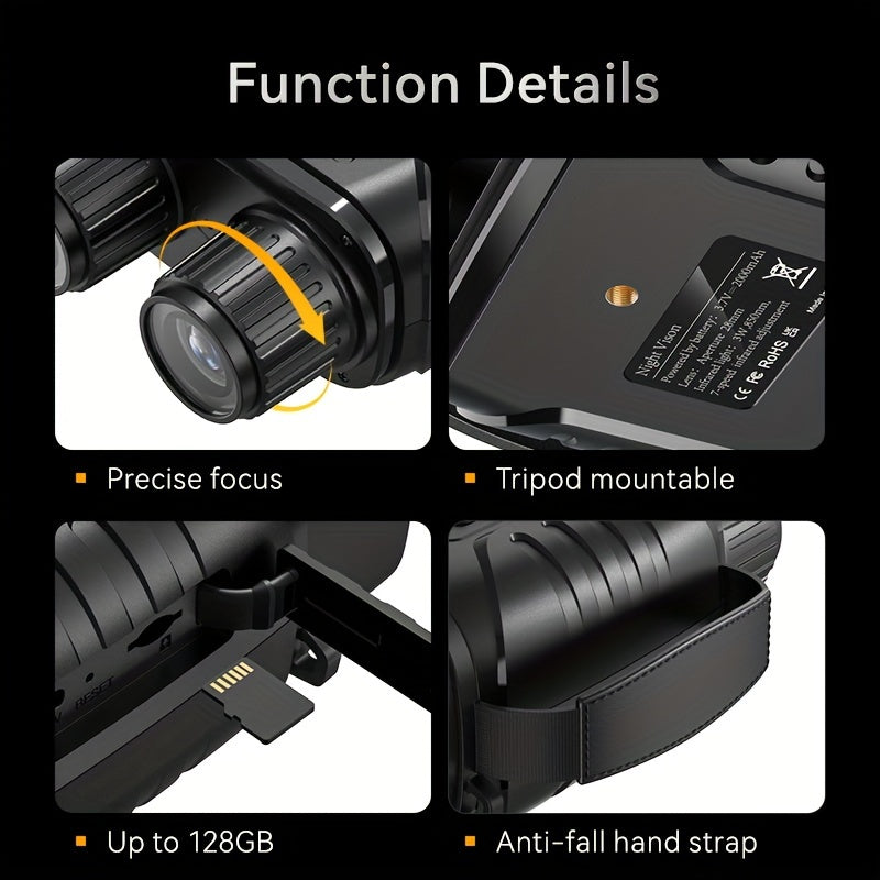 Night Vision Goggles 10X Zoom Camera Binoculars