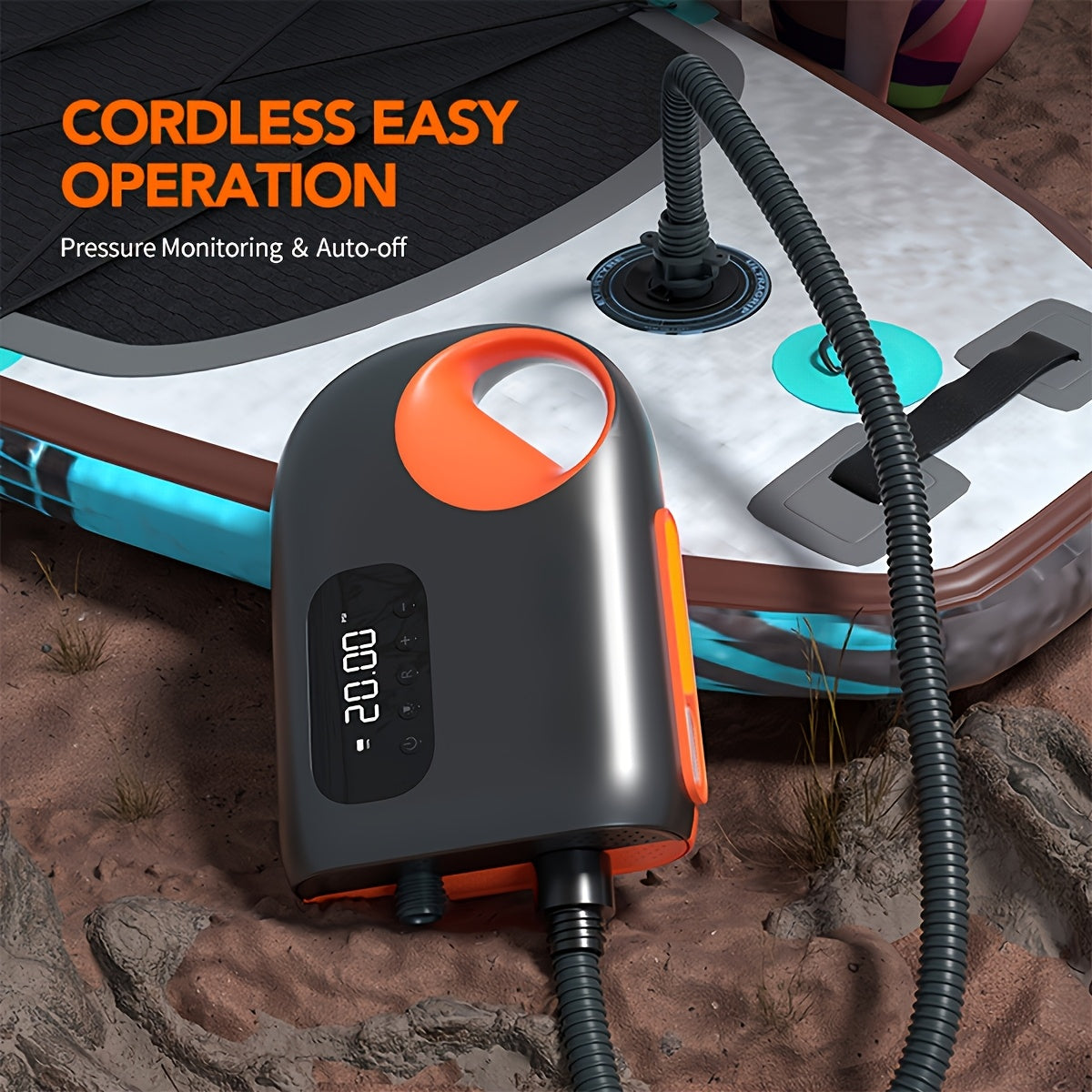 High Pressure Electric SUP Air Pump Auto-Off