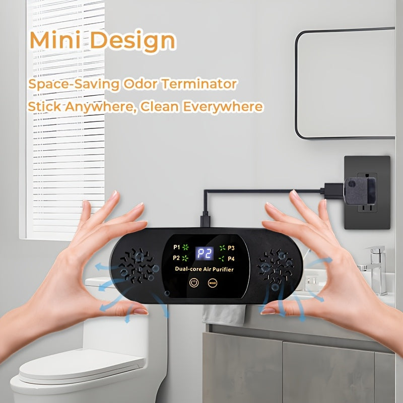 3-in-1 Bathroom Air Purifier USB Powered