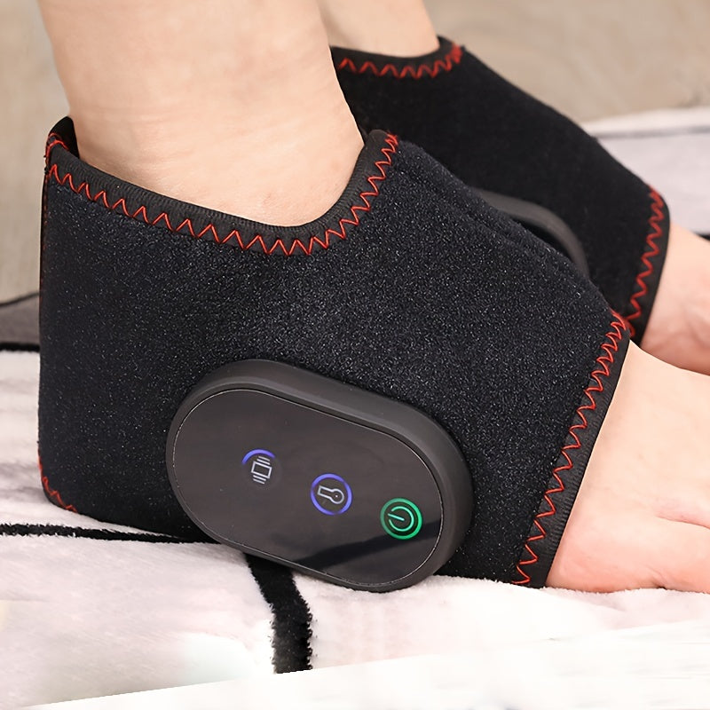 Heated Ankle Massager Pair with 3 Vibration Modes
