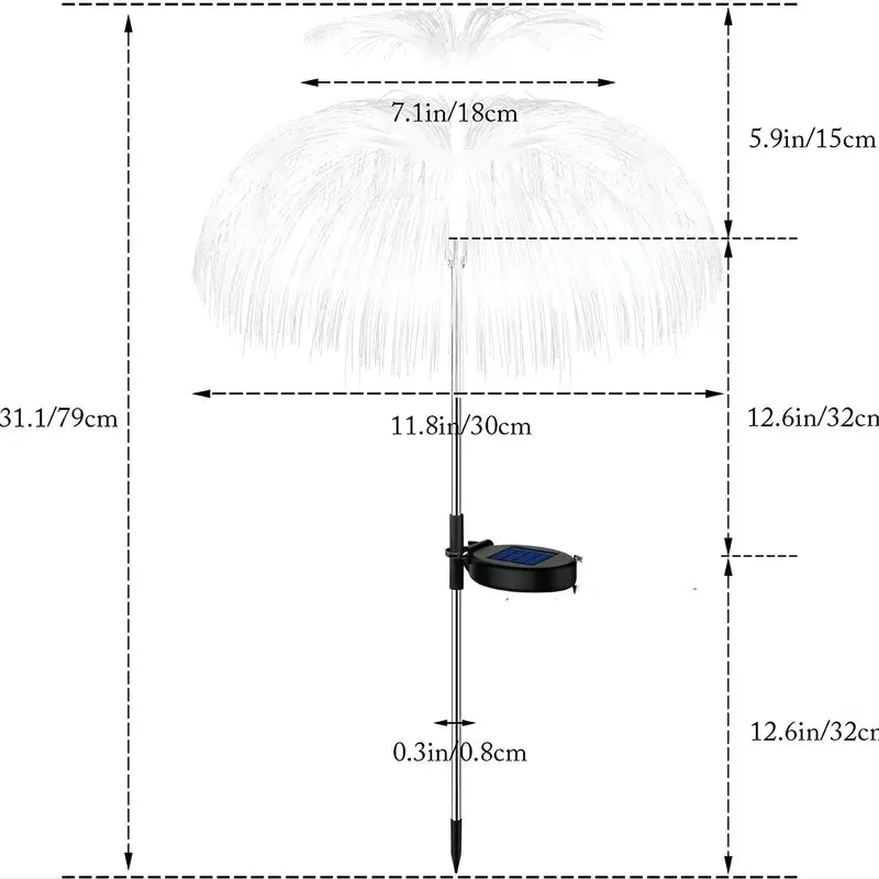 Sparkling Petals: 3-Piece Solar Flower Lights for a Waterproof Christmas Glow