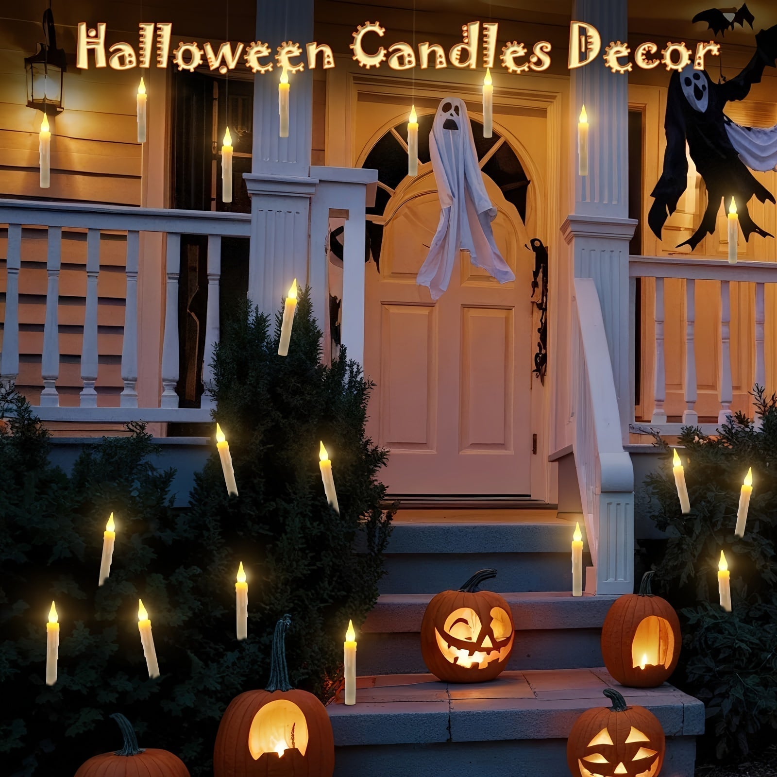 Floating LED Candles with Remote Control (12pcs)