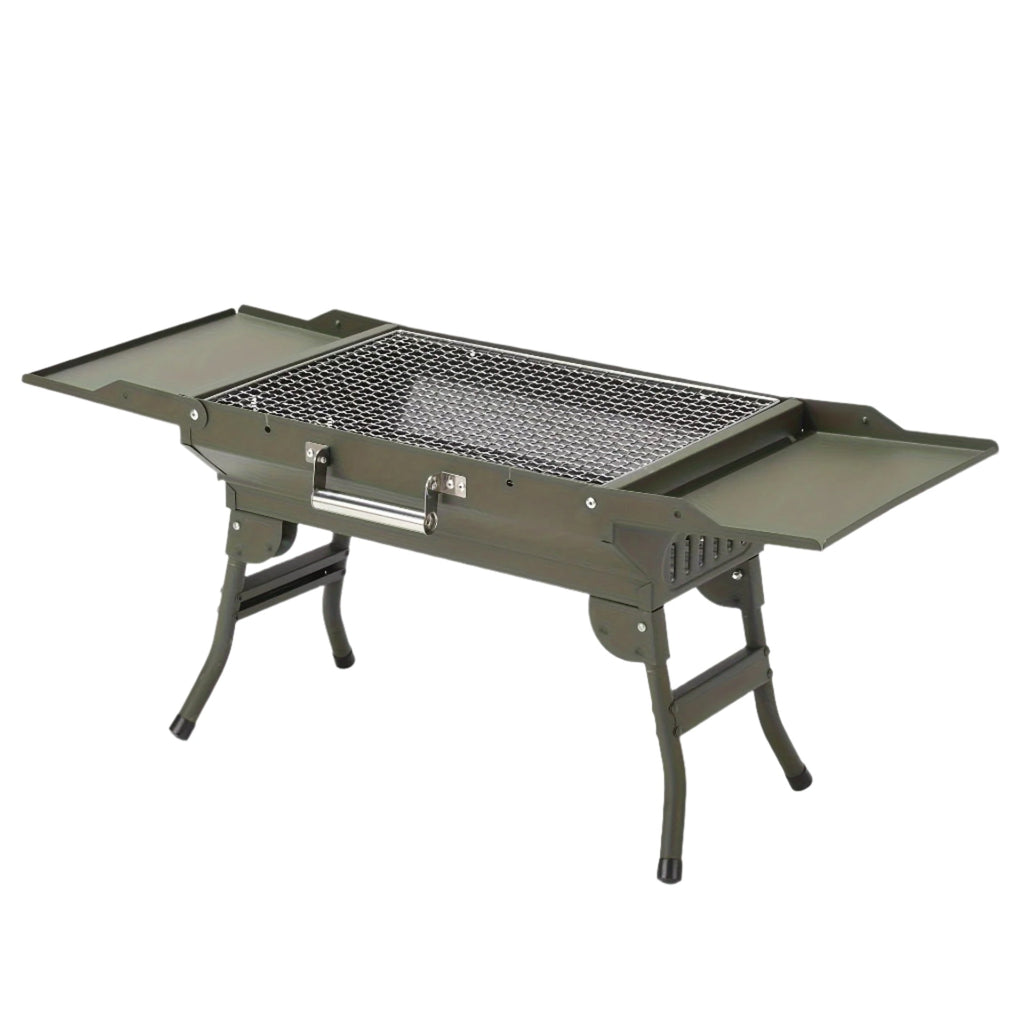 Outdoor Folding Charcoal Grill BBQ Rack