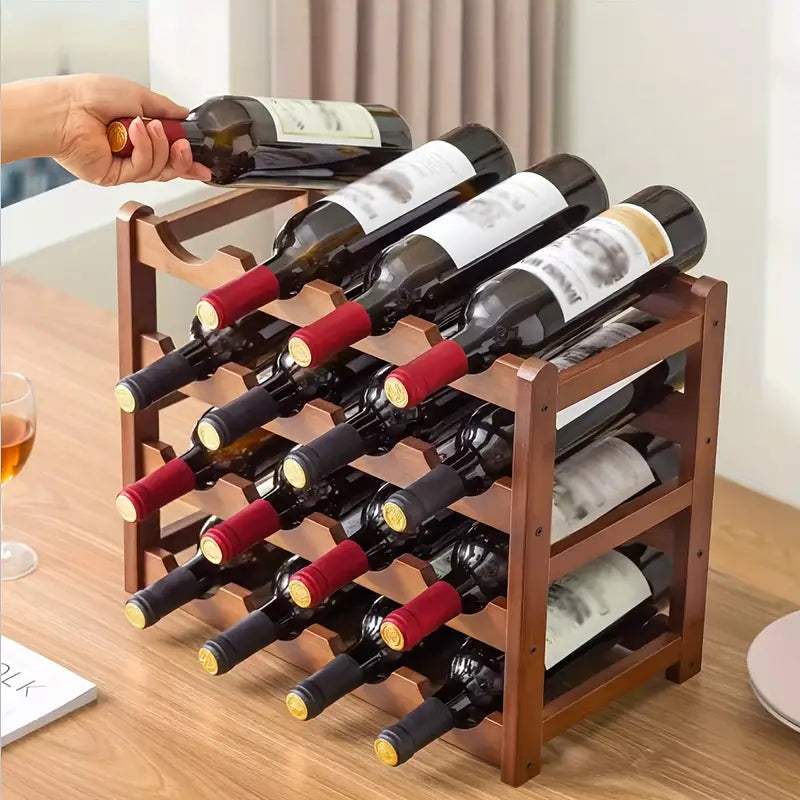 4 tiers Vintage Wine Bottle Rack