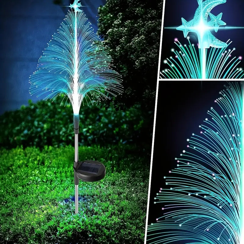 Radiant Solar Spectrum: 7 Color Changing Christmas Tree Lights