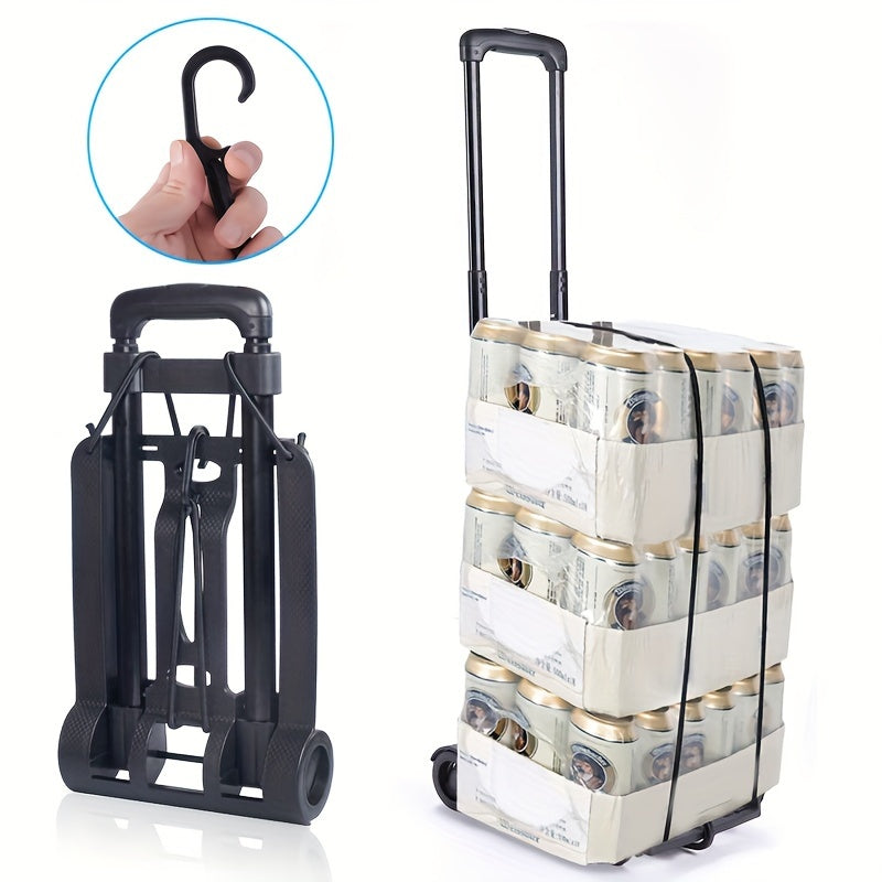 Folding Trolley with 2 Wheels Telescopic Handle