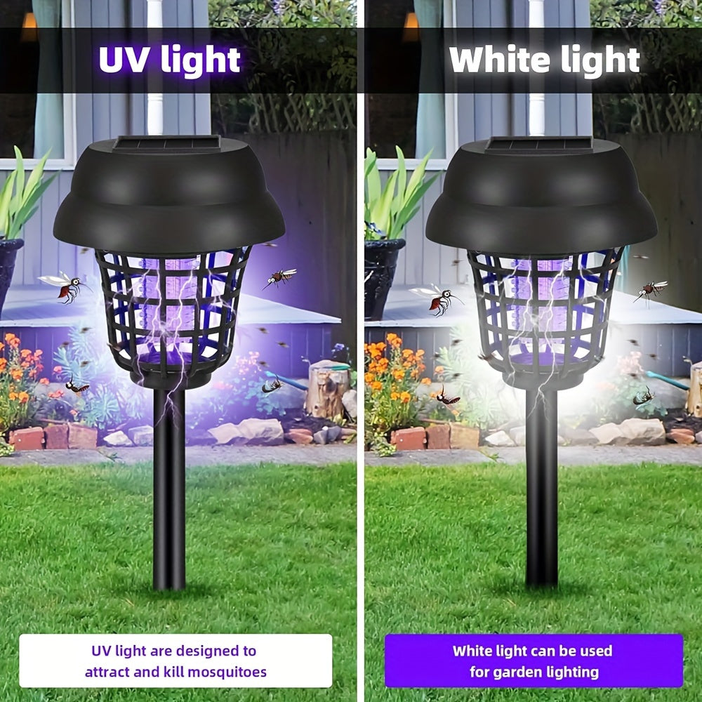 Solar Mosquito Killer Lights Outdoor UV Insect Repellent (4-Pack)