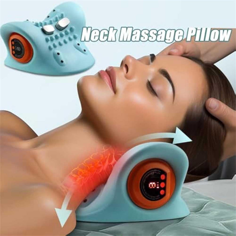 Rechargeable Portable Neck & Shoulder Massager Pillow