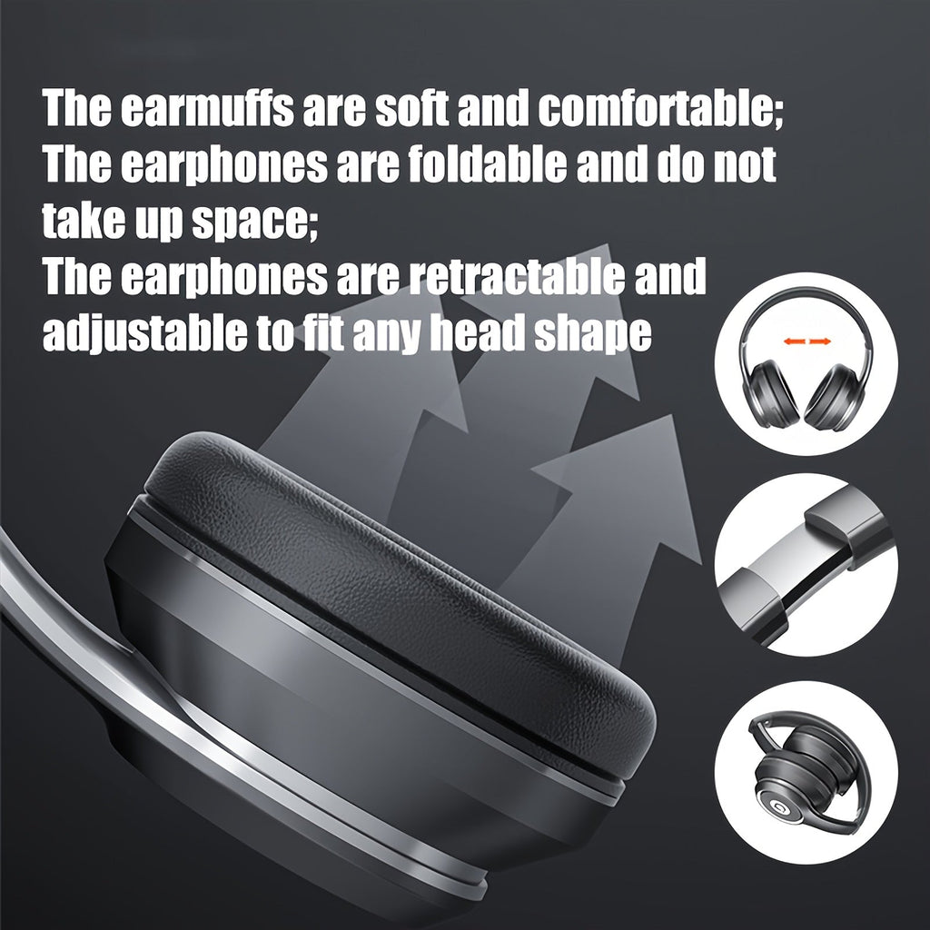 Wireless Over-Ear Headphones with Mic