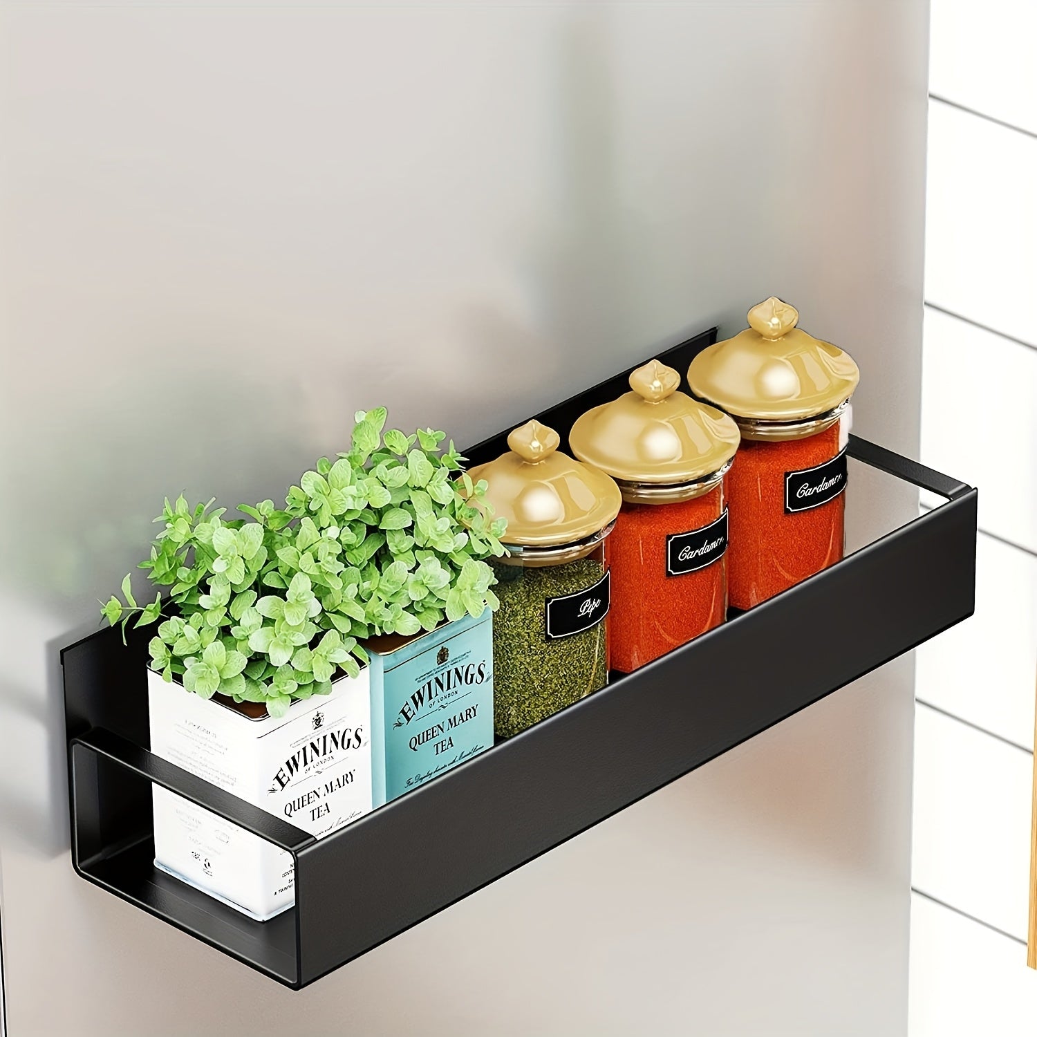 Magnetic Wall-Mounted Storage Rack