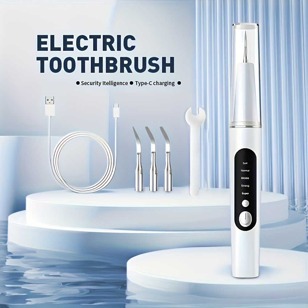 5-Level Adjustable Dental Flosser Tartar Remover Kit