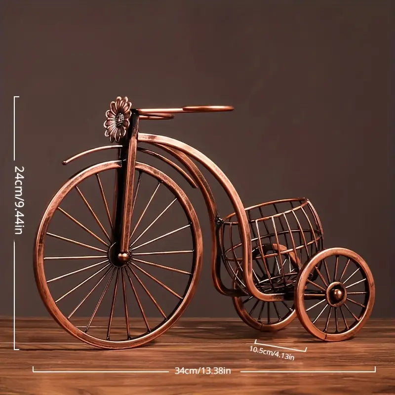European-Style Vintage Carriage Wine Rack