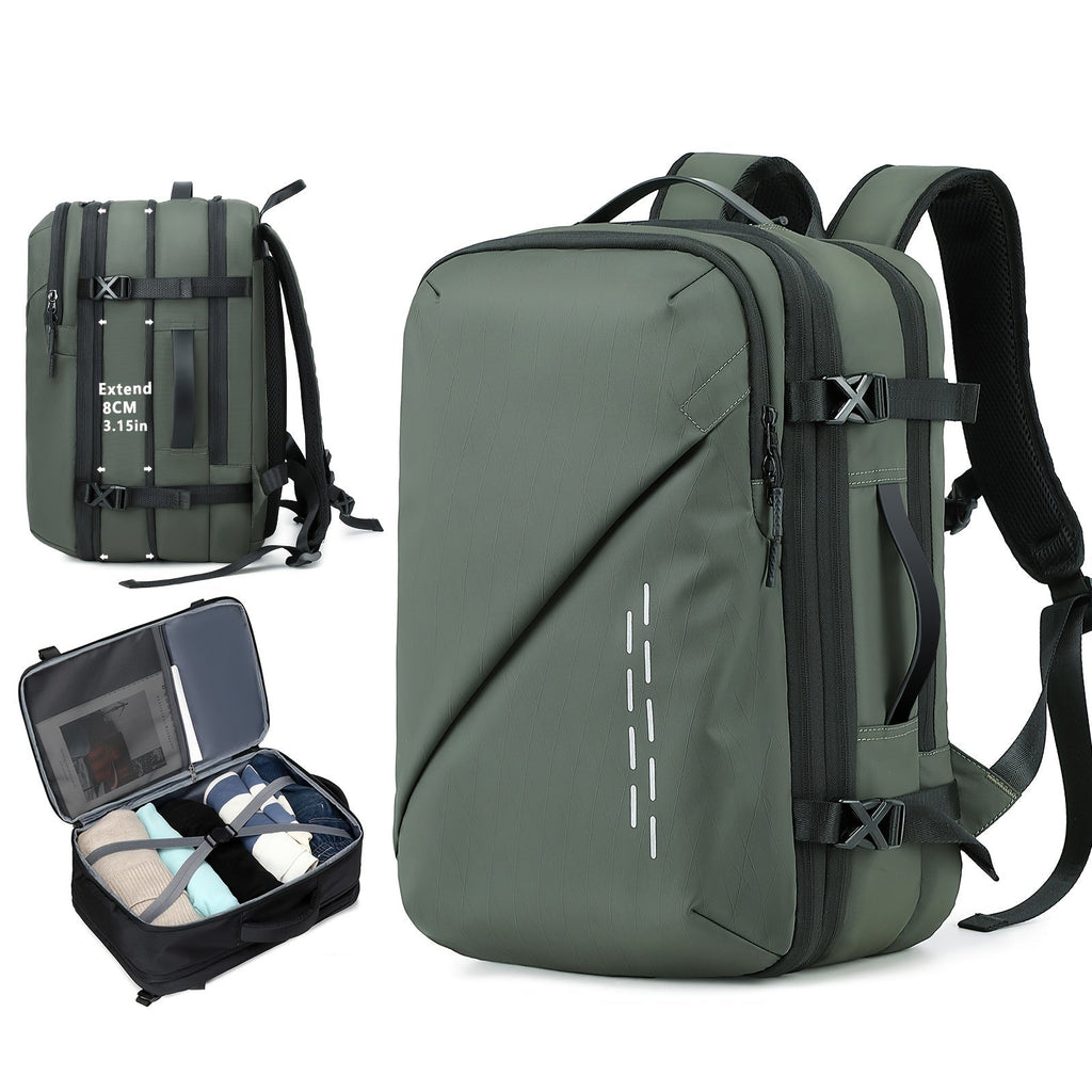 Vacuum Compression Nylon Backpack for Men