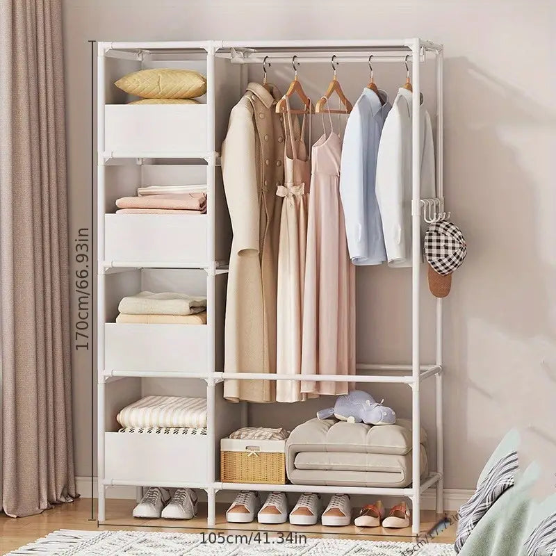 Tidy Up in Style with Our Dustproof Coat Rack