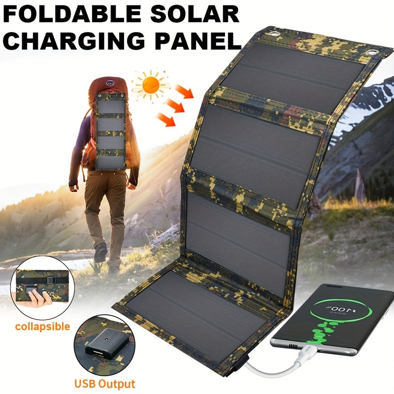 Portable Foldable Camouflage Solar Panel Charger