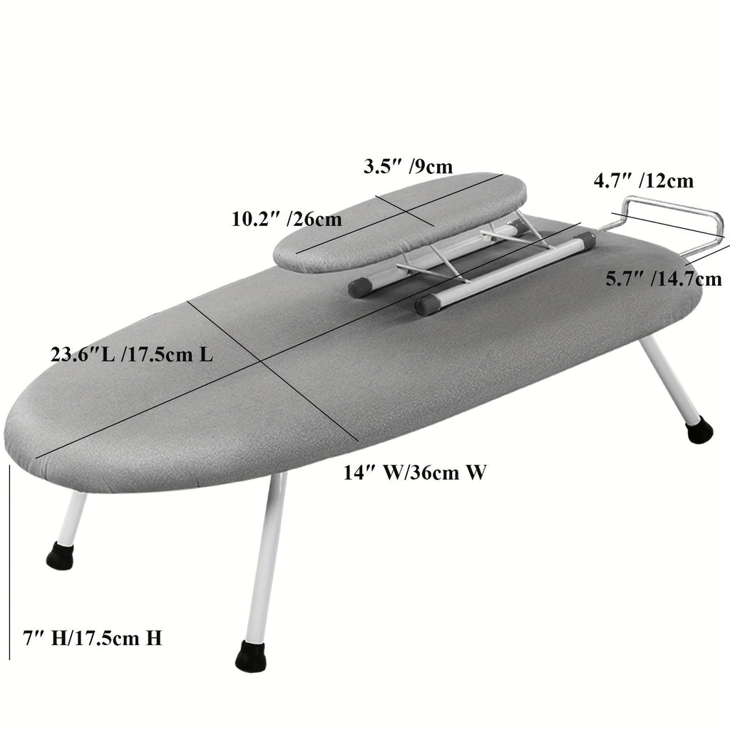 Tabletop Ironing Board with Folding Legs Set