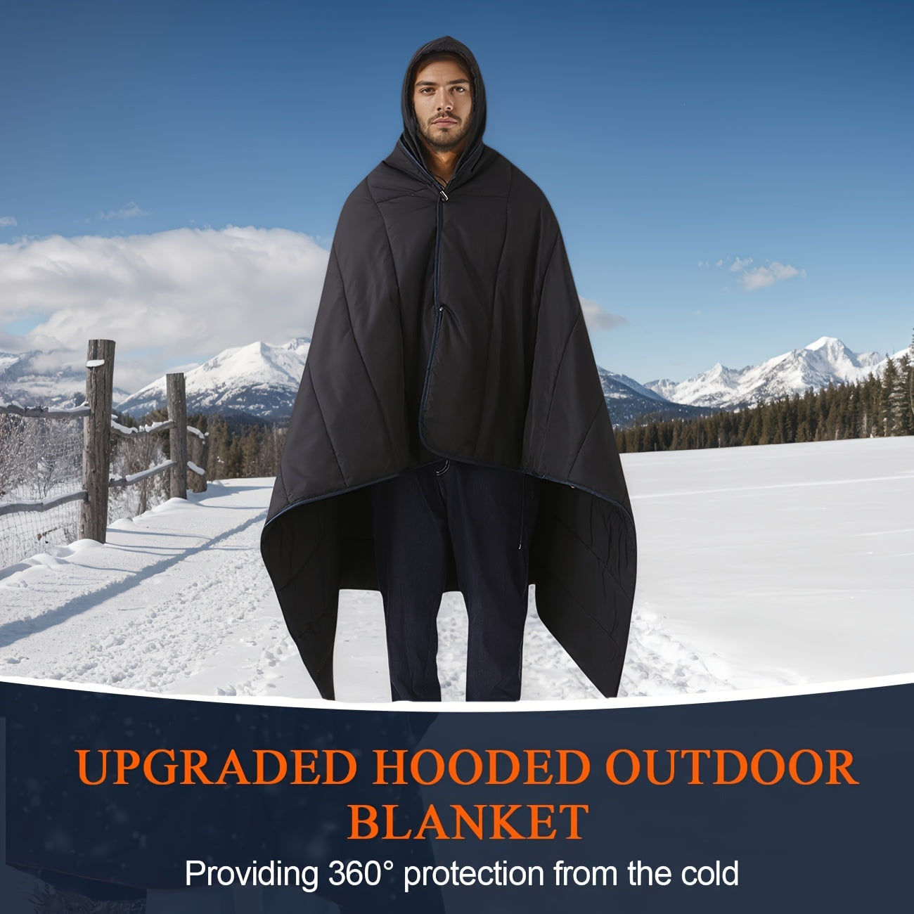2-in-1 Wearable Camping Blanket