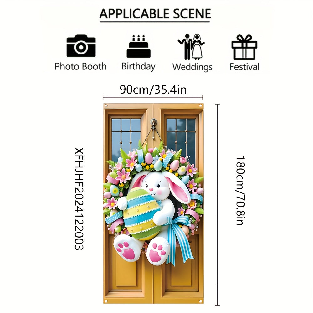 Easter Bunny Door Cover Hanging Spring Decoration
