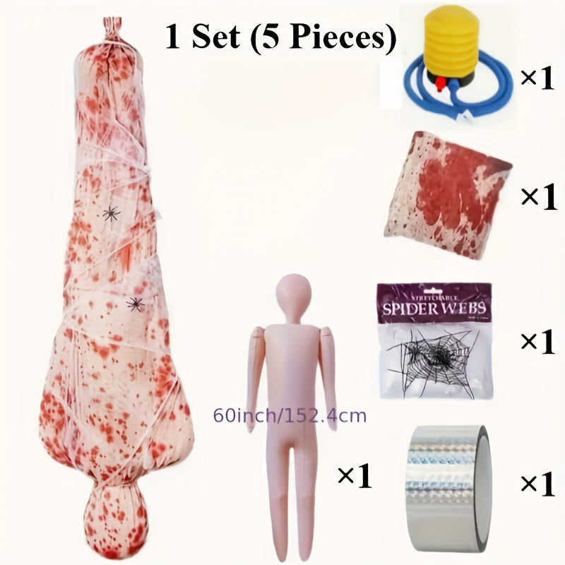Halloween Inflatable Fake Corpse Decoration Set