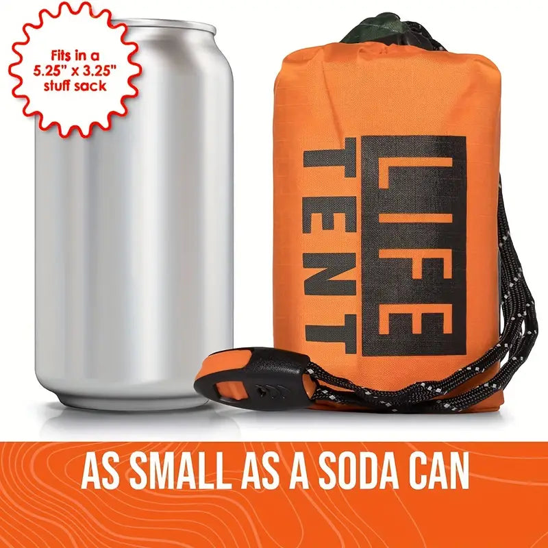 Outdoor Insulated Emergency Tent for 2 Persons
