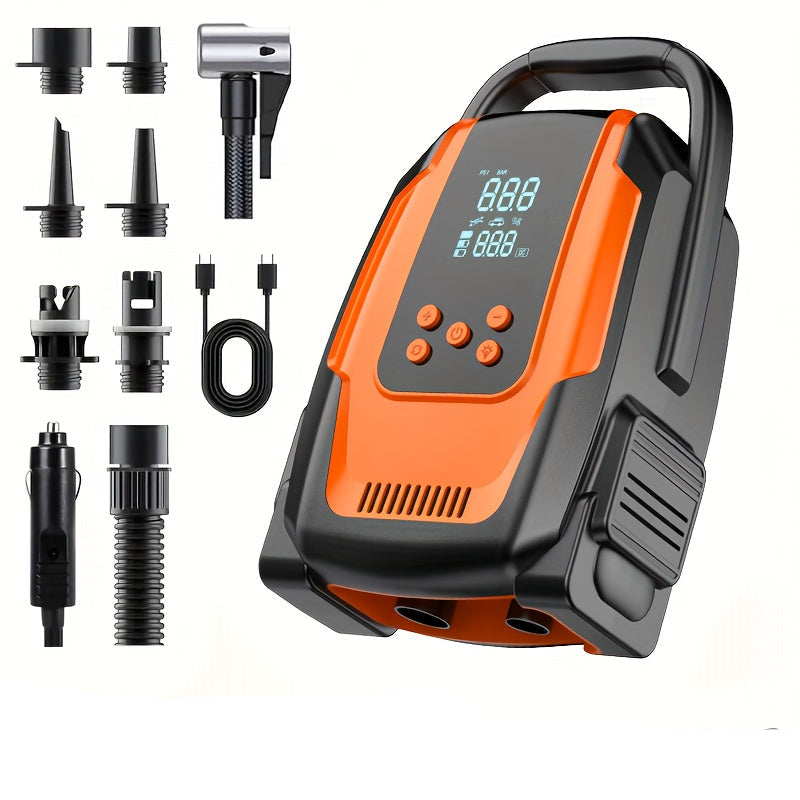 Multifunctional Inflatable Pump with LED Display