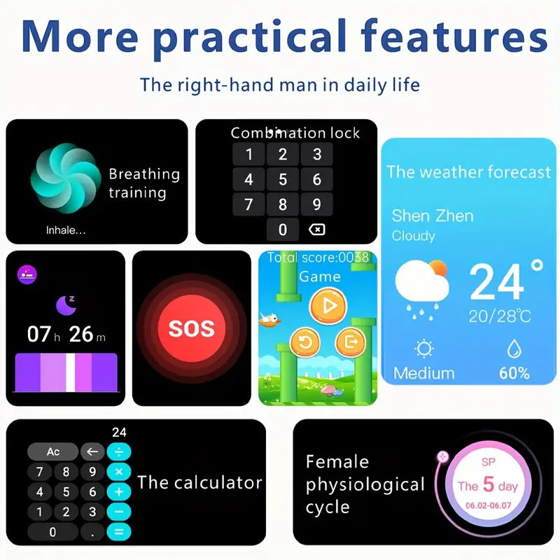 Ultimate Waterproof Wireless Calling Smartwatch