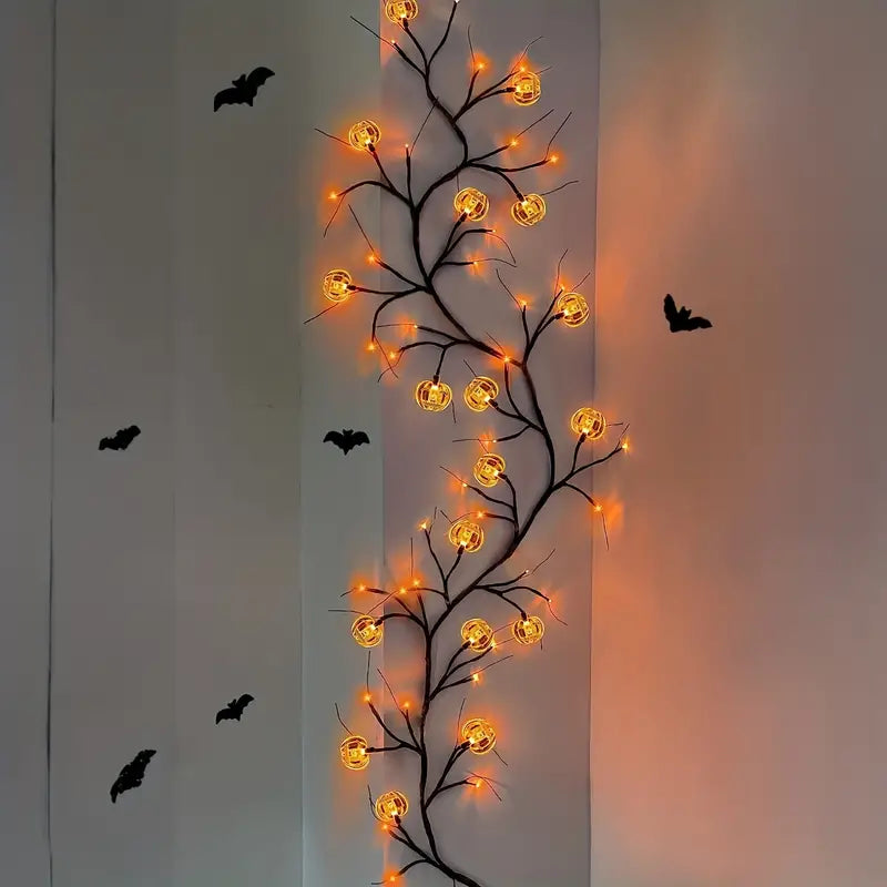 Enchanted Grove Halloween Lights: Willow Whispers