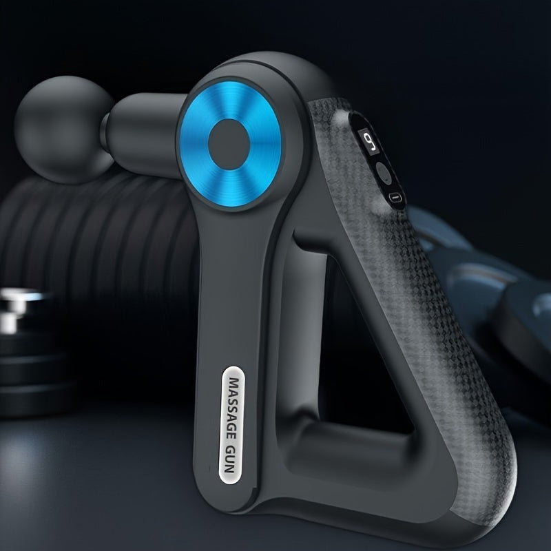 9-Speed Rechargeable Fascia Massage Gun with 9 Heads