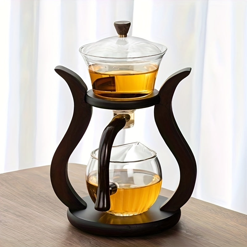 Lazy Kung Fu Glass Teapot Set with Infuser
