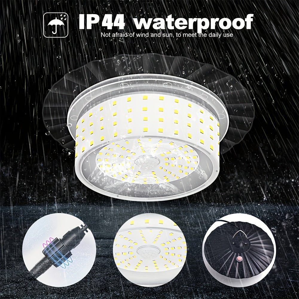 Solar Pendant Light with Motion Sensor