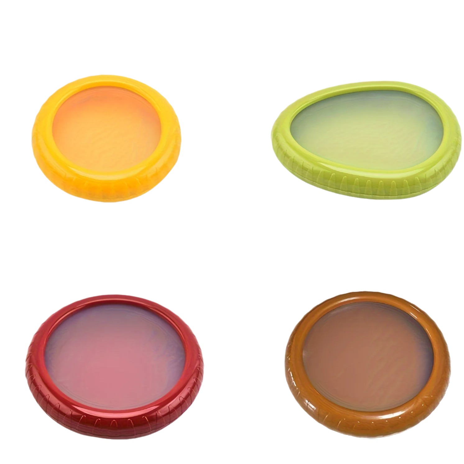 4Pcs Large Silicone Food Storage Containers