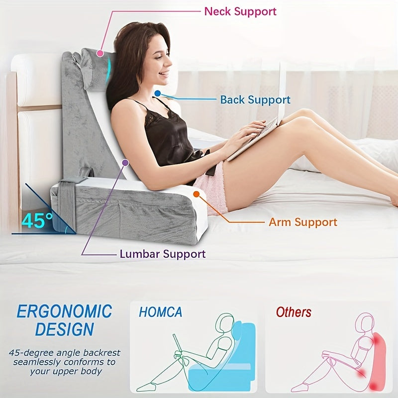 Medium Memory Foam Bed Pillow for Adults
