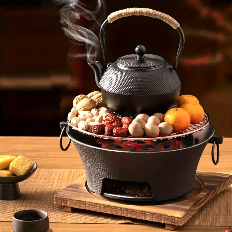 Cast Iron Charcoal Stove Rack for Outdoor Use
