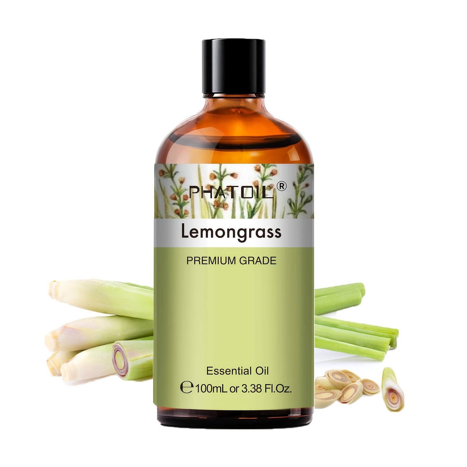 Lemongrass Essential Oil 100Ml For Diffusers & Humidifiers