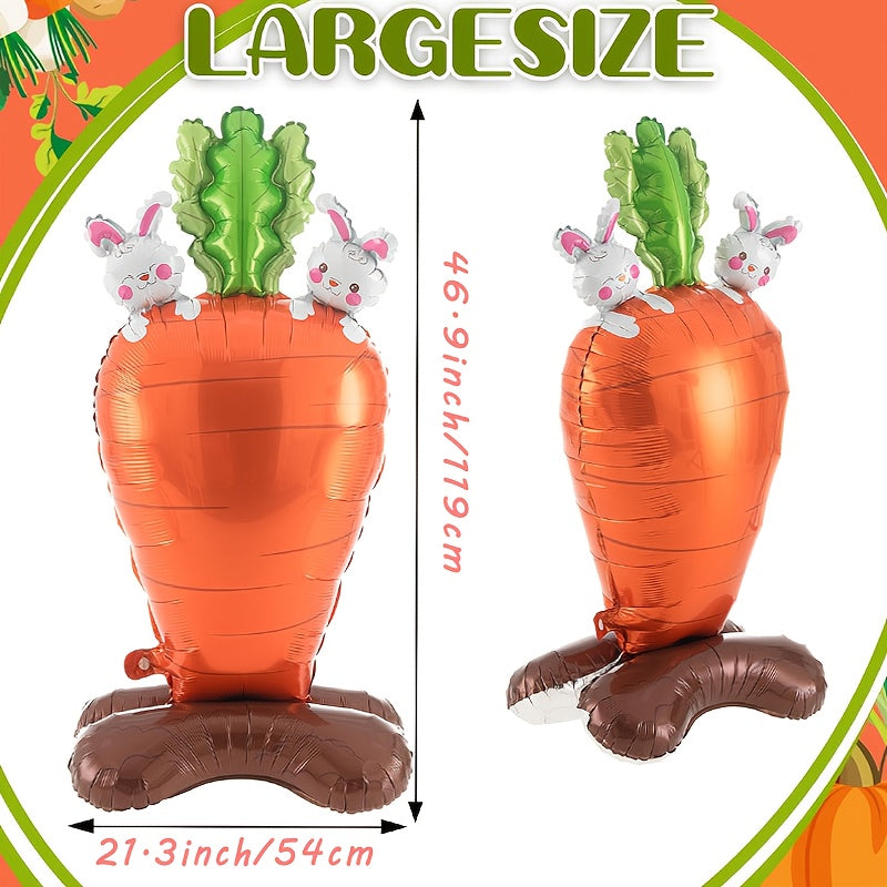 Standing Carrot Balloon Easter Decor
