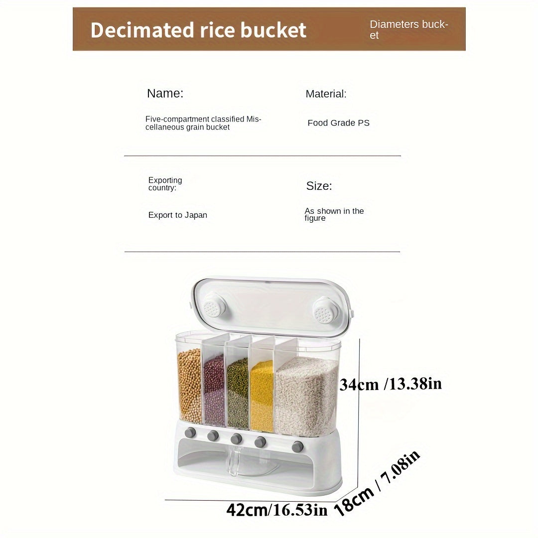 Kitchen Storage Container with Dividers
