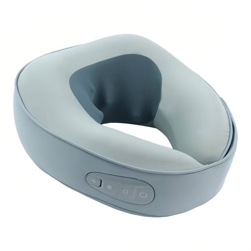 Neck Support Pillow With Heating & Electric Massage(Green)