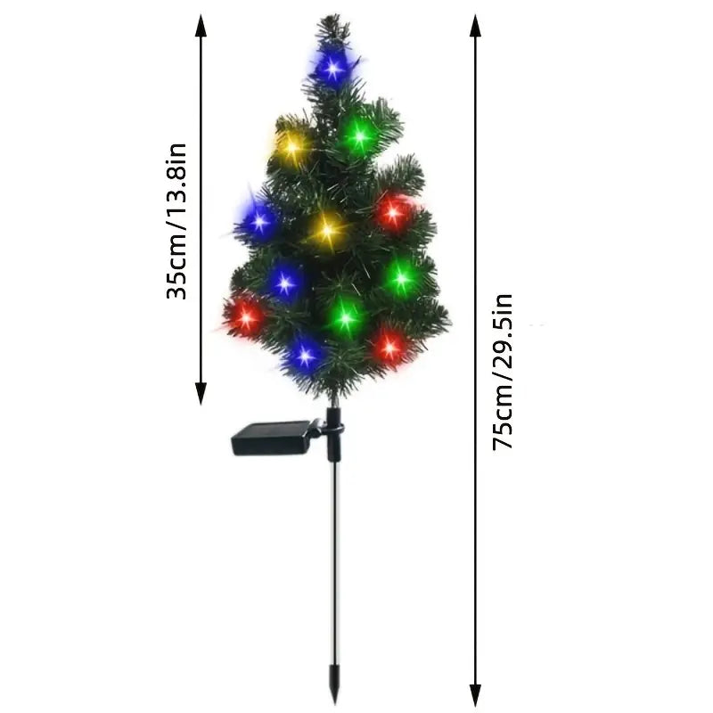 Solar Glow: Eco-Friendly Christmas Tree LED Lights