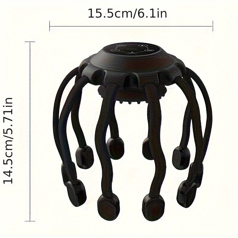 Multi-Claw Electric Massager For Head, Scalp, And Neck(Black)