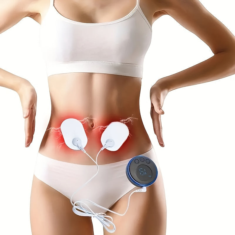 Portable Ems Pulse Massager – Rechargeable Full-Body Muscle Relaxation(Blue)